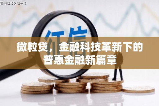 布尔津微粒贷，金融科技革新下的普惠金融新篇章