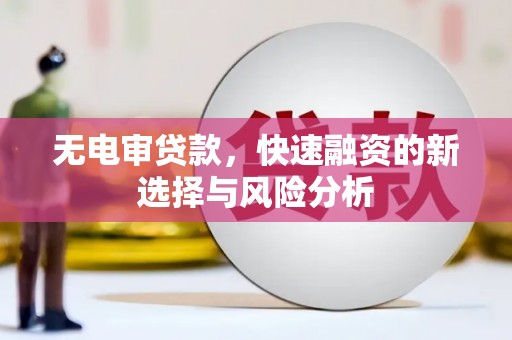 布尔津无电审贷款，快速融资的新选择与风险分析