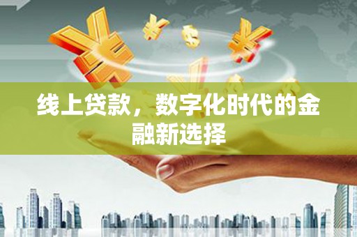 布尔津线上贷款，数字化时代的金融新选择